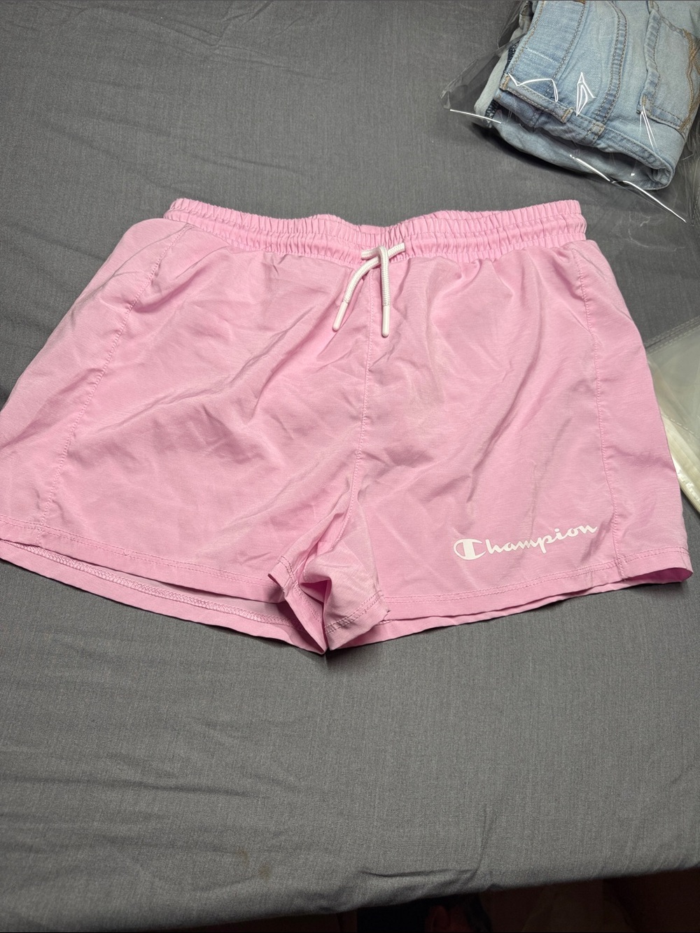 Champion Light Pink Athletic Drawstring Shorts